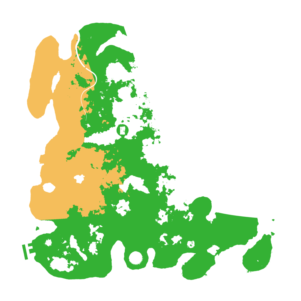 Biome Rust Map: Procedural Map, Size: 4000, Seed: 1996