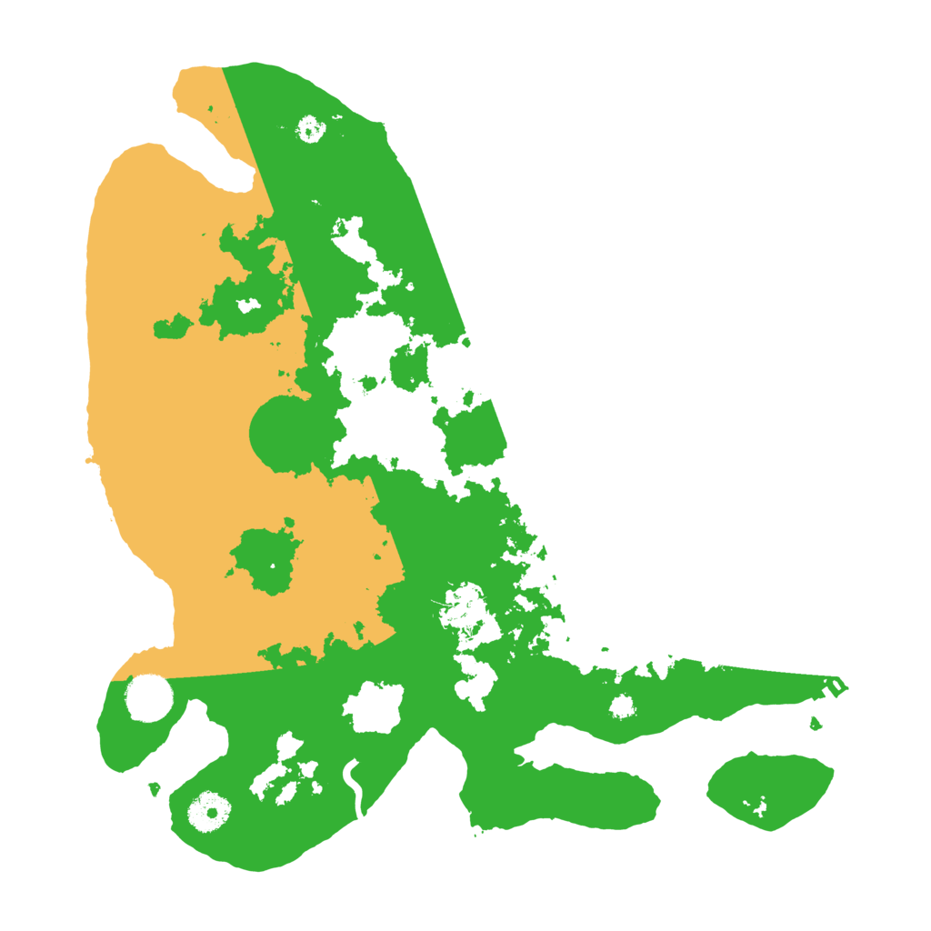 Biome Rust Map: Procedural Map, Size: 3500, Seed: 111103