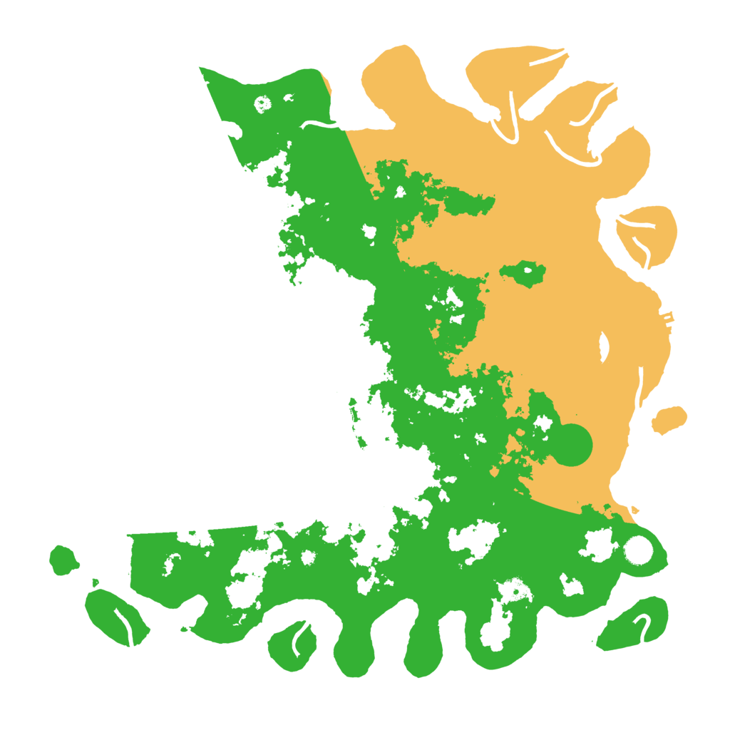 Biome Rust Map: Procedural Map, Size: 4500, Seed: 1421599542