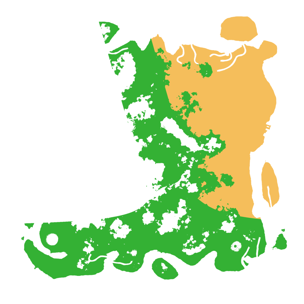 Biome Rust Map: Procedural Map, Size: 4500, Seed: 455661427