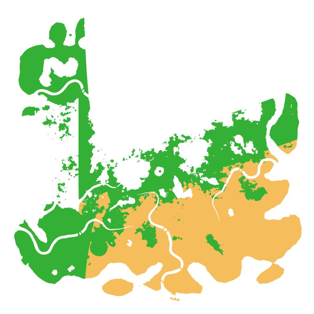 Biome Rust Map: Procedural Map, Size: 5000, Seed: 7787