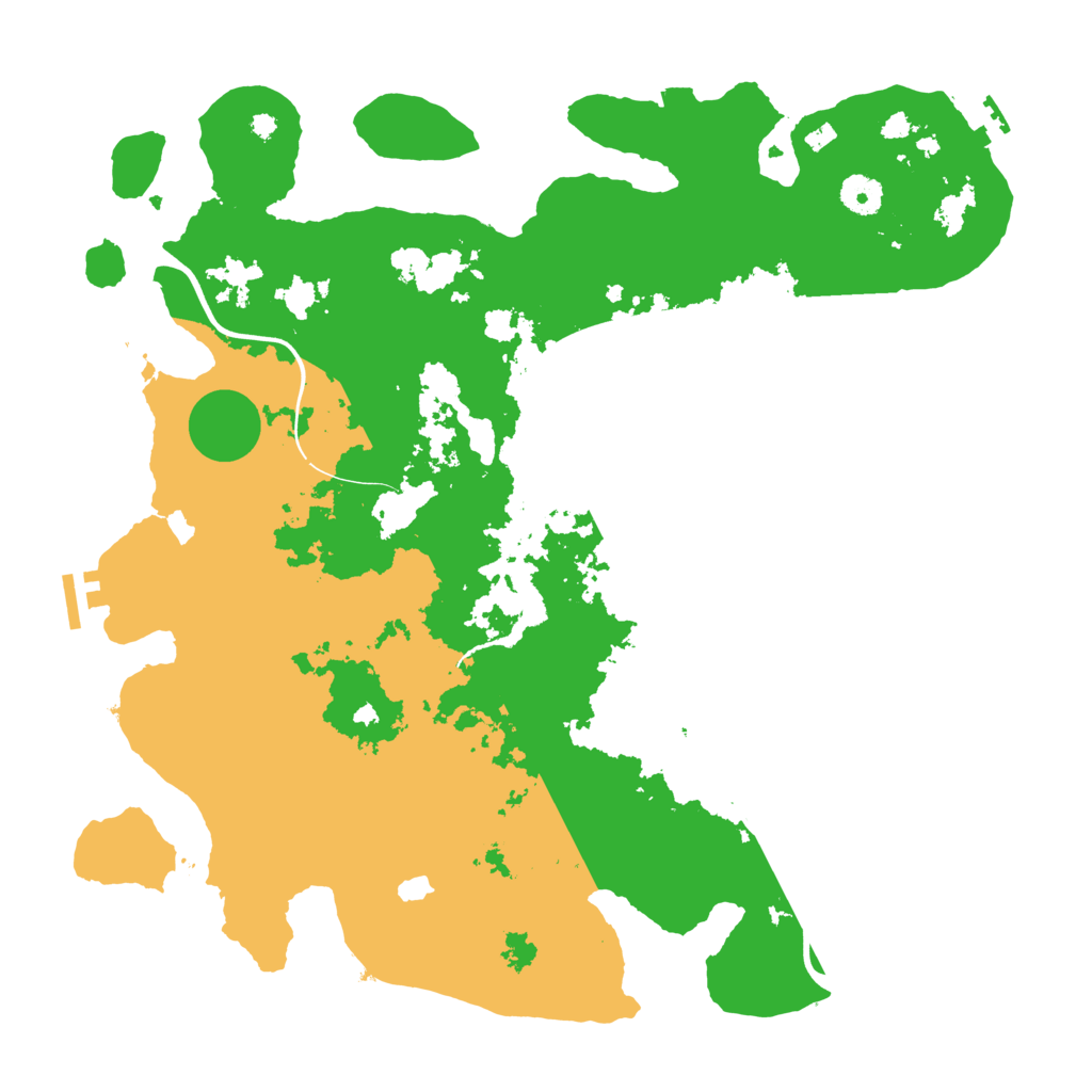 Biome Rust Map: Procedural Map, Size: 4000, Seed: 2809