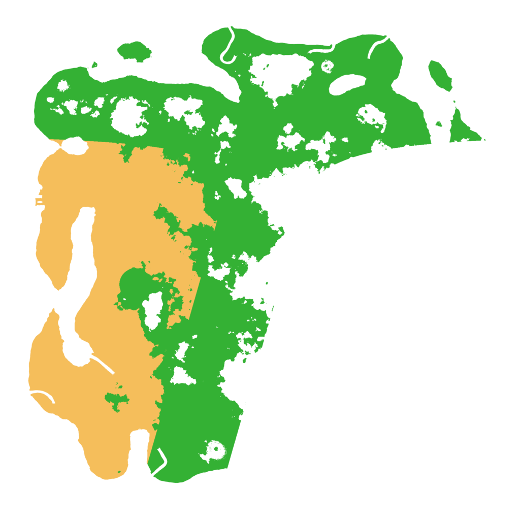 Biome Rust Map: Procedural Map, Size: 4300, Seed: 164072321