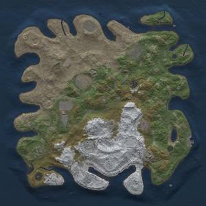 Thumbnail Rust Map: Procedural Map, Size: 4000, Seed: 1972, 20 Monuments