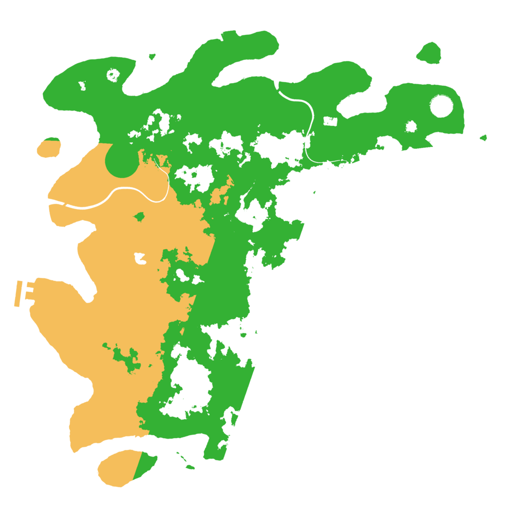Biome Rust Map: Procedural Map, Size: 4096, Seed: 444221150