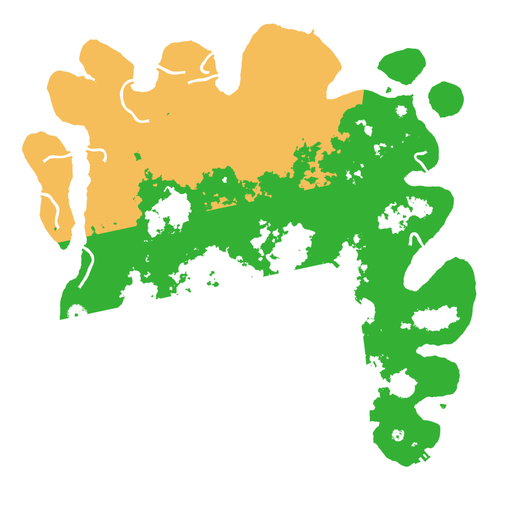 Biome Rust Map: Procedural Map, Size: 4200, Seed: 1001