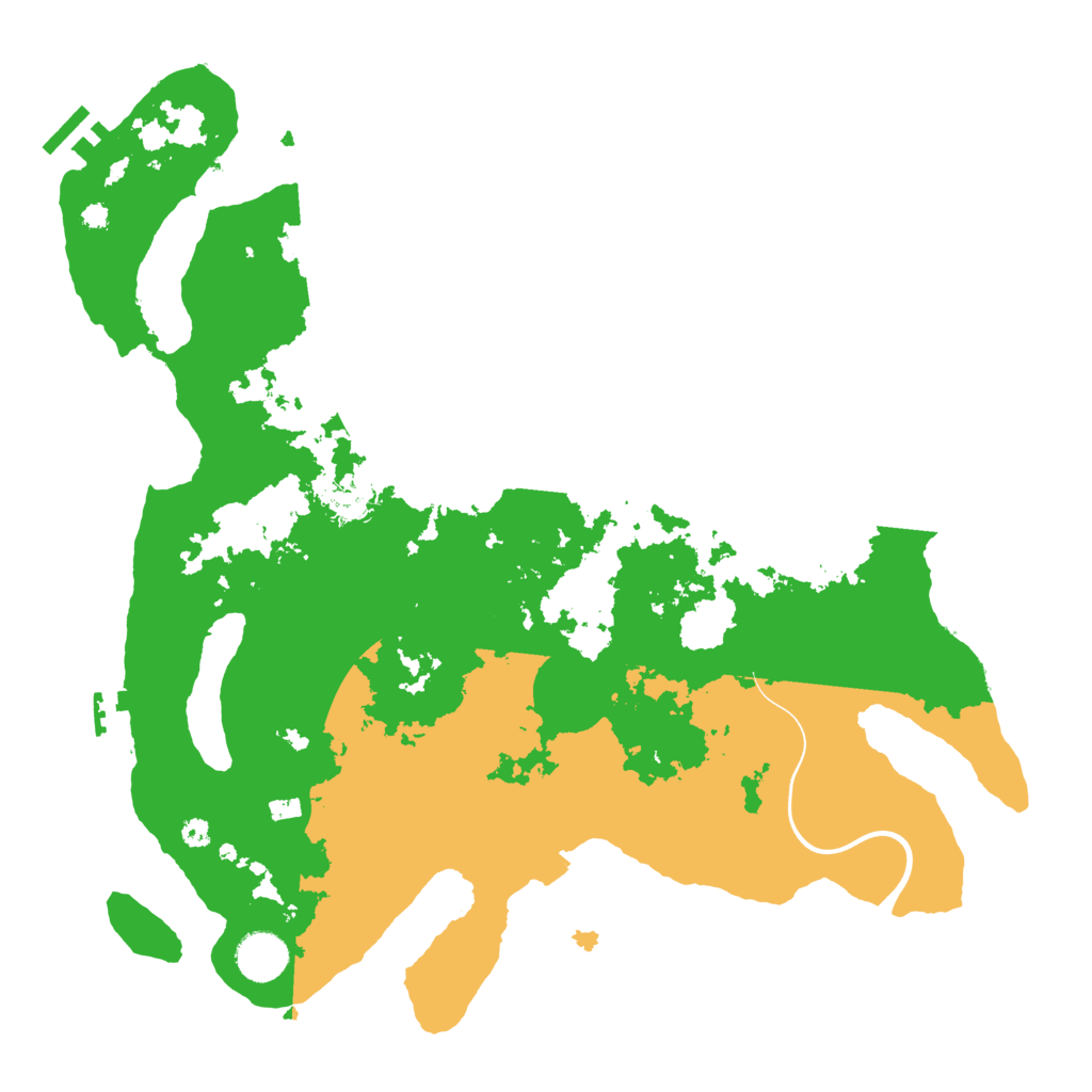 Biome Rust Map: Procedural Map, Size: 3800, Seed: 78563