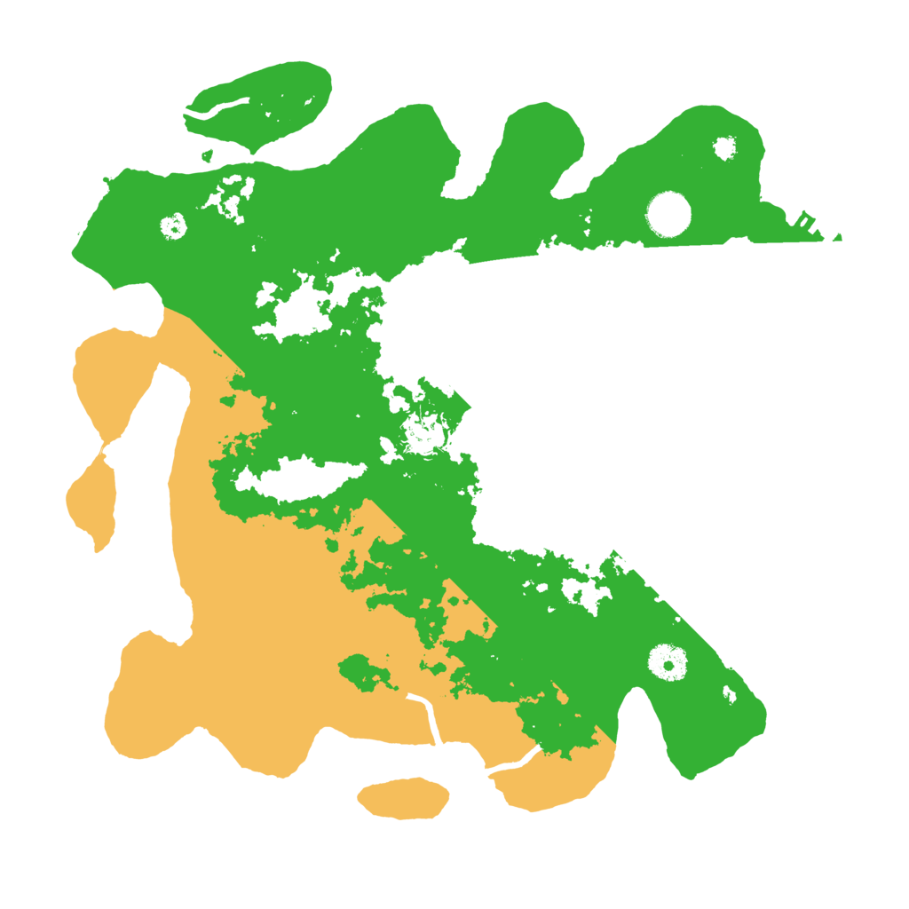 Biome Rust Map: Procedural Map, Size: 3600, Seed: 24323474