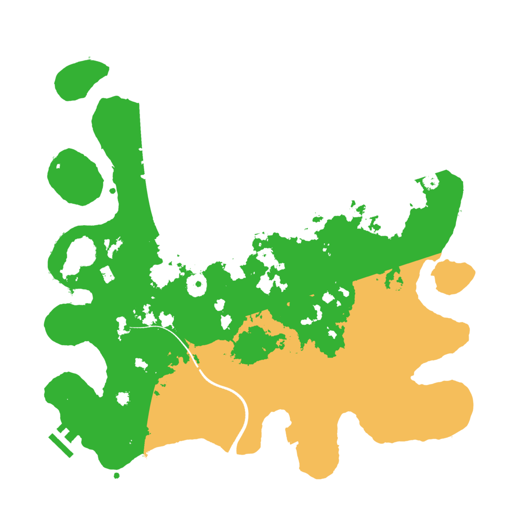 Biome Rust Map: Procedural Map, Size: 3500, Seed: 1467252720
