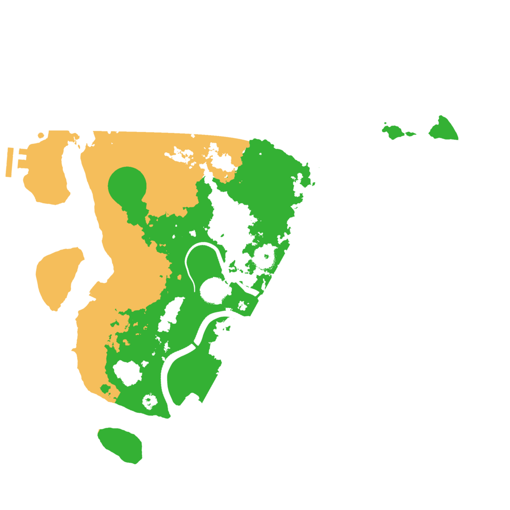 Biome Rust Map: Procedural Map, Size: 3500, Seed: 74530690