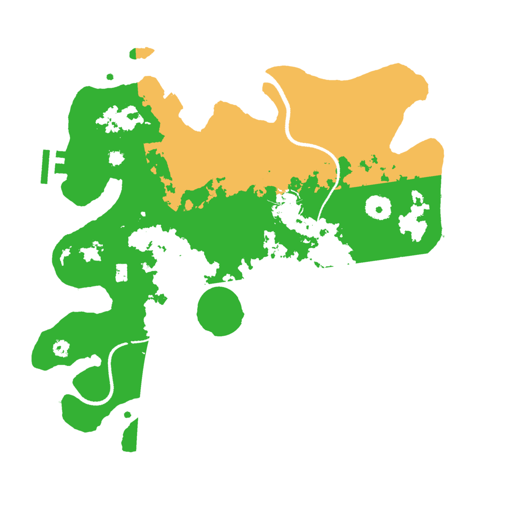 Biome Rust Map: Procedural Map, Size: 3000, Seed: 51146383
