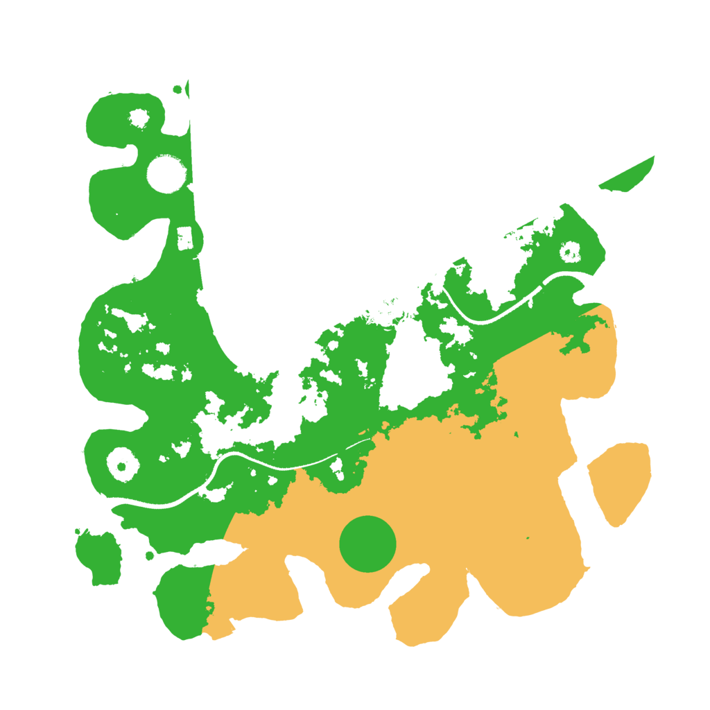 Biome Rust Map: Procedural Map, Size: 3300, Seed: 1234562334