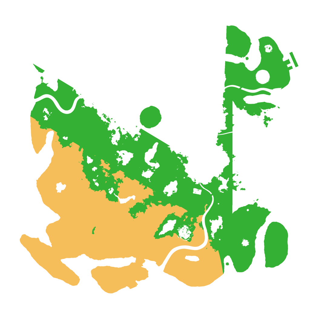 Biome Rust Map: Procedural Map, Size: 4000, Seed: 325822043
