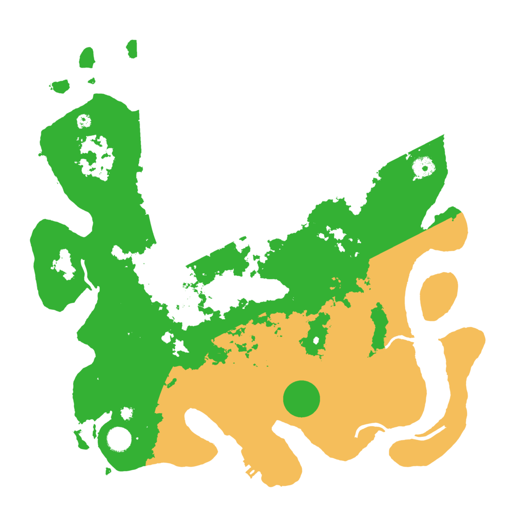 Biome Rust Map: Procedural Map, Size: 3700, Seed: 8042022