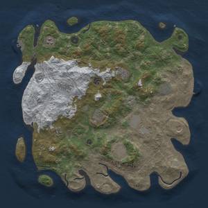 Thumbnail Rust Map: Procedural Map, Size: 4250, Seed: 2, 20 Monuments