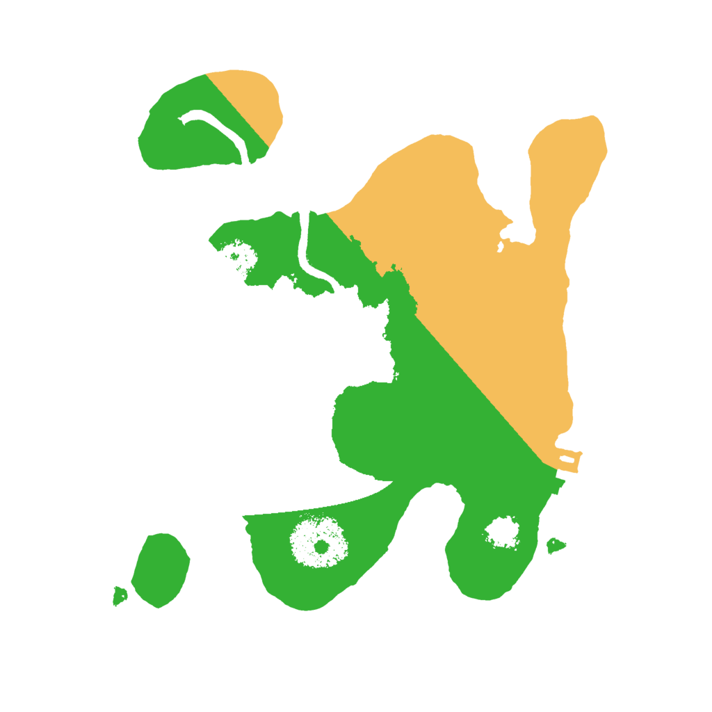 Biome Rust Map: Procedural Map, Size: 2000, Seed: 76