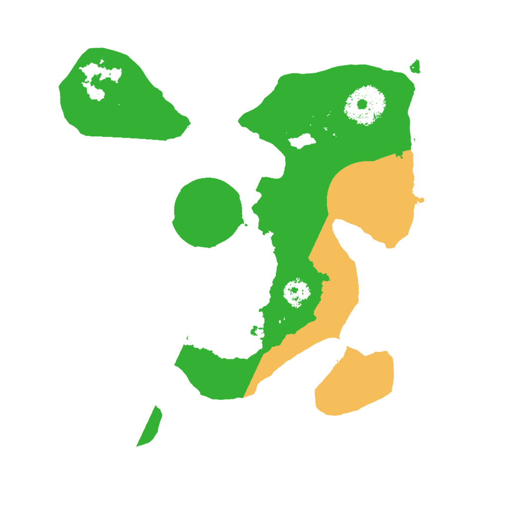 Biome Rust Map: Procedural Map, Size: 2000, Seed: 125