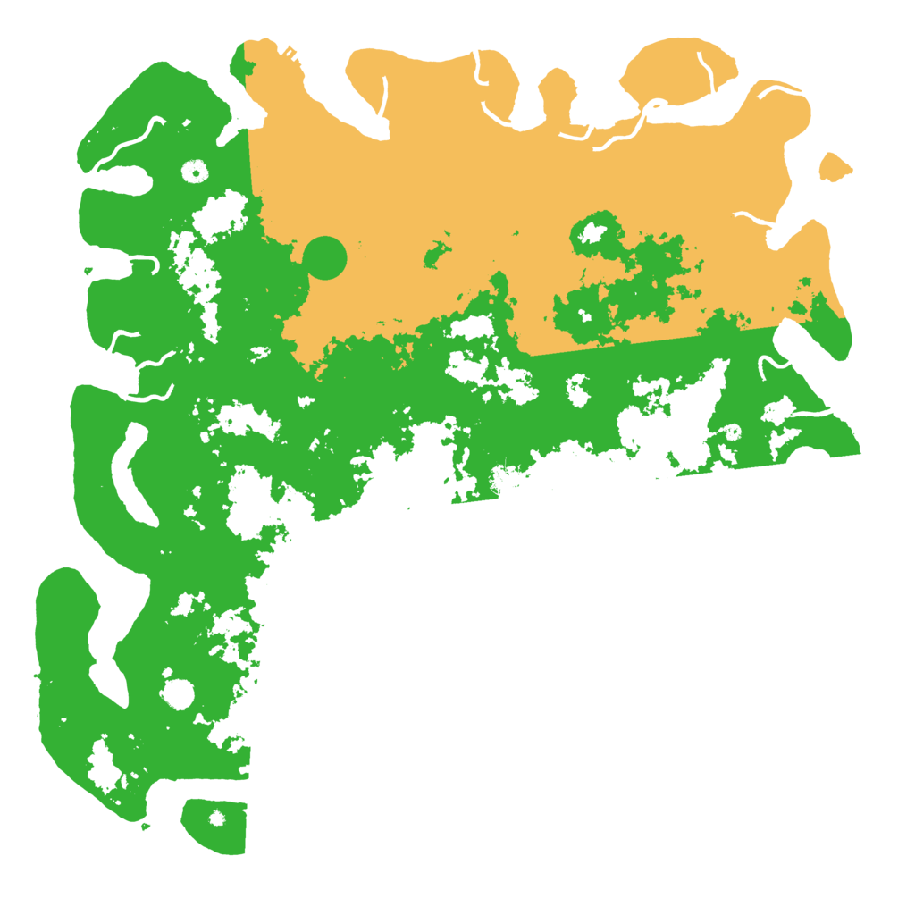 Biome Rust Map: Procedural Map, Size: 5500, Seed: 88332522