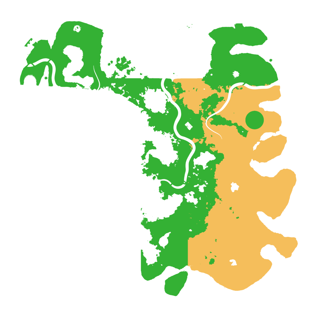 Biome Rust Map: Procedural Map, Size: 4500, Seed: 1968636214