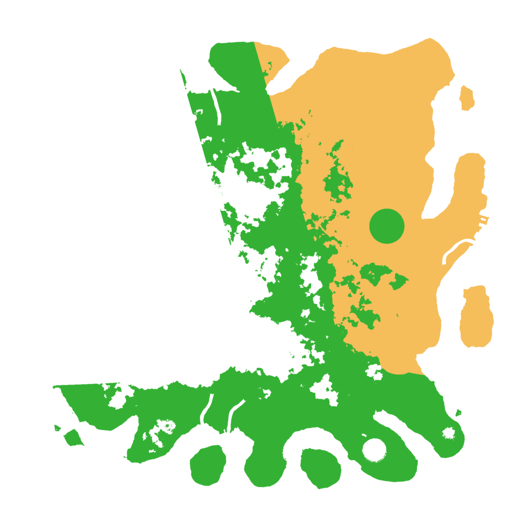 Biome Rust Map: Procedural Map, Size: 3956, Seed: 150000000