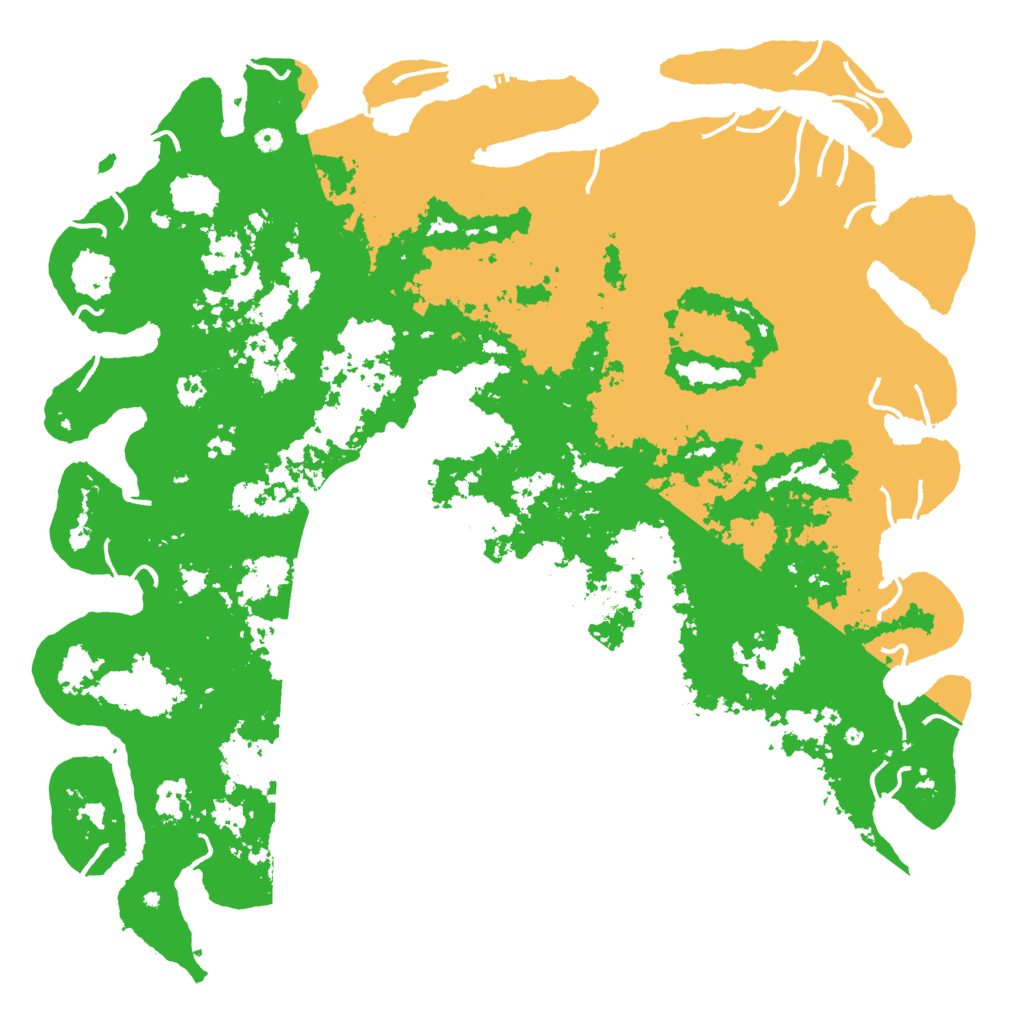 Biome Rust Map: Procedural Map, Size: 6000, Seed: 4073183