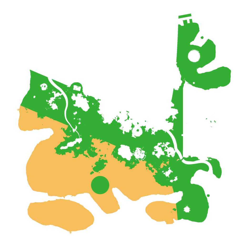 Biome Rust Map: Procedural Map, Size: 3550, Seed: 152300