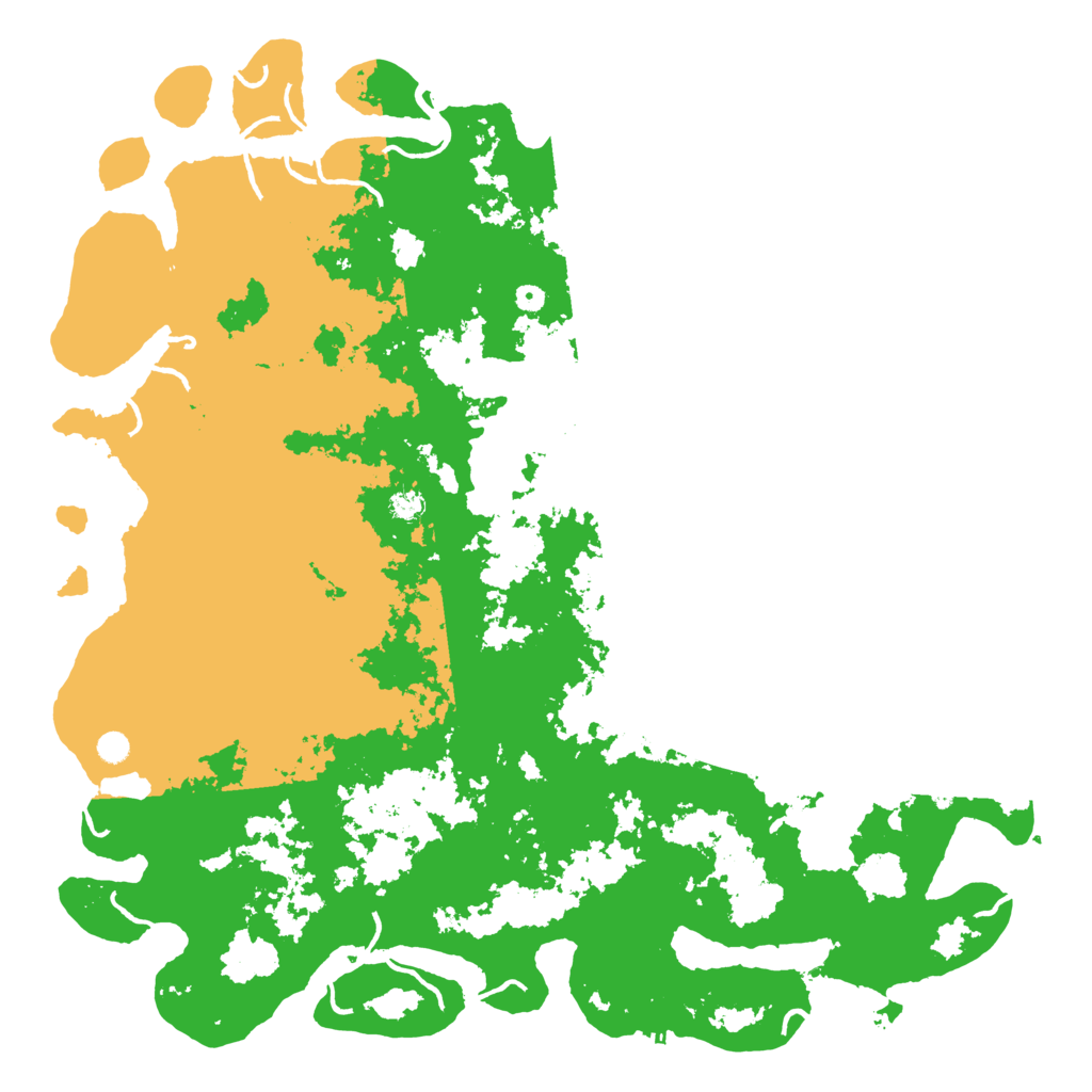 Biome Rust Map: Procedural Map, Size: 6000, Seed: 741896938