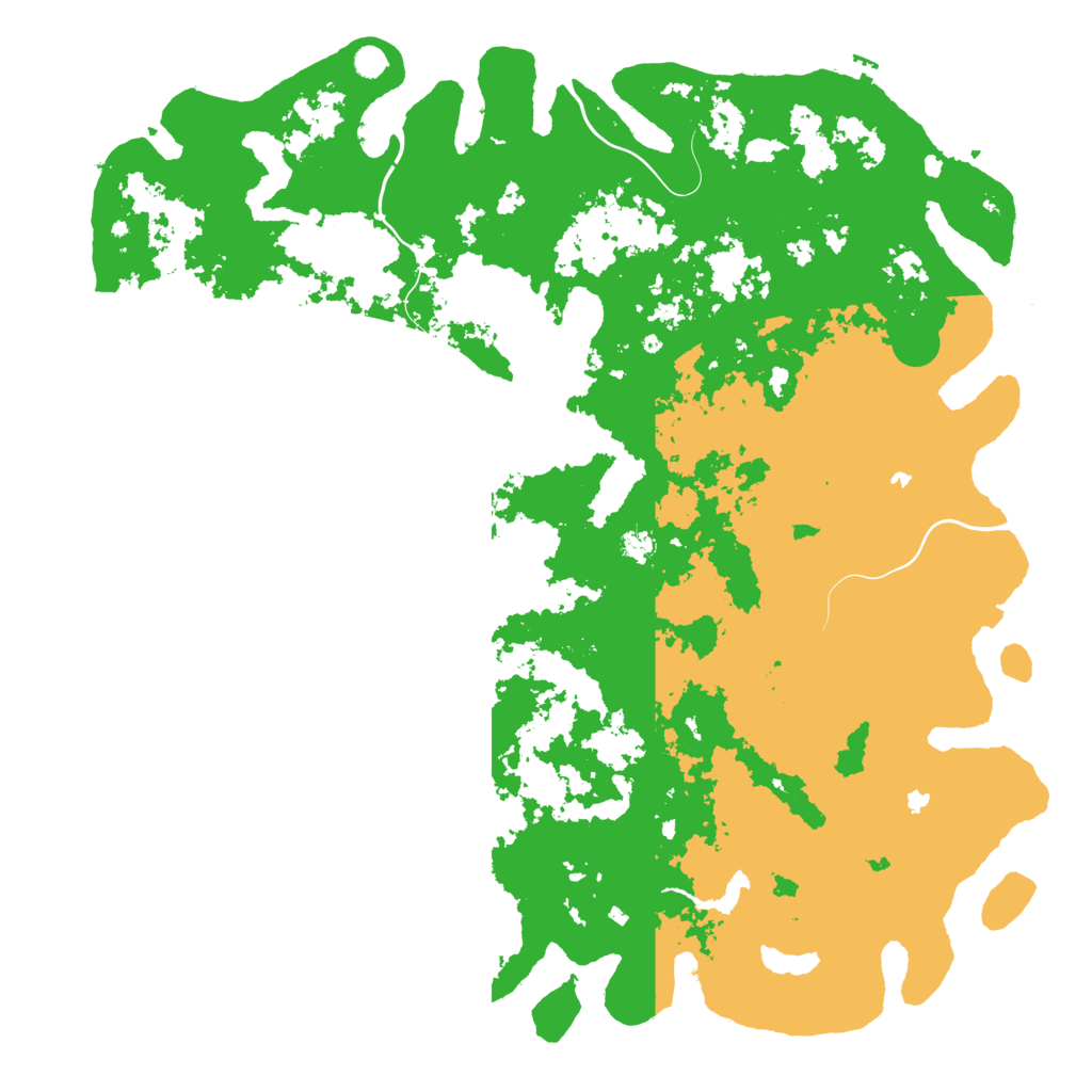 Biome Rust Map: Procedural Map, Size: 6000, Seed: 987030690