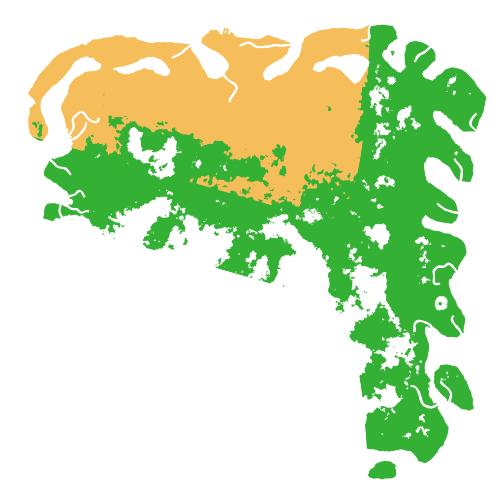 Biome Rust Map: Procedural Map, Size: 5600, Seed: 2147483647