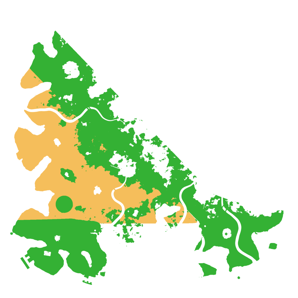 Biome Rust Map: Procedural Map, Size: 4600, Seed: 74488319