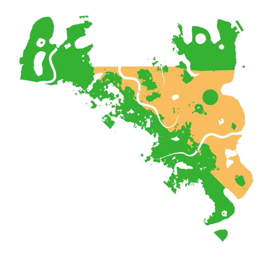 Biome Rust Map: Procedural Map, Size: 4500, Seed: 457109163