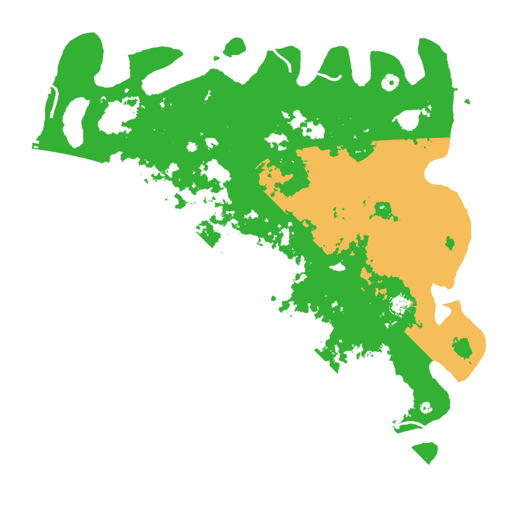 Biome Rust Map: Procedural Map, Size: 4500, Seed: 457109163