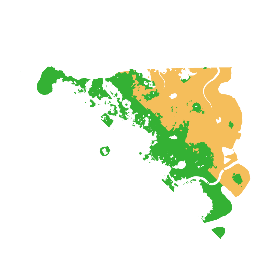 Biome Rust Map: Procedural Map, Size: 4500, Seed: 457109163