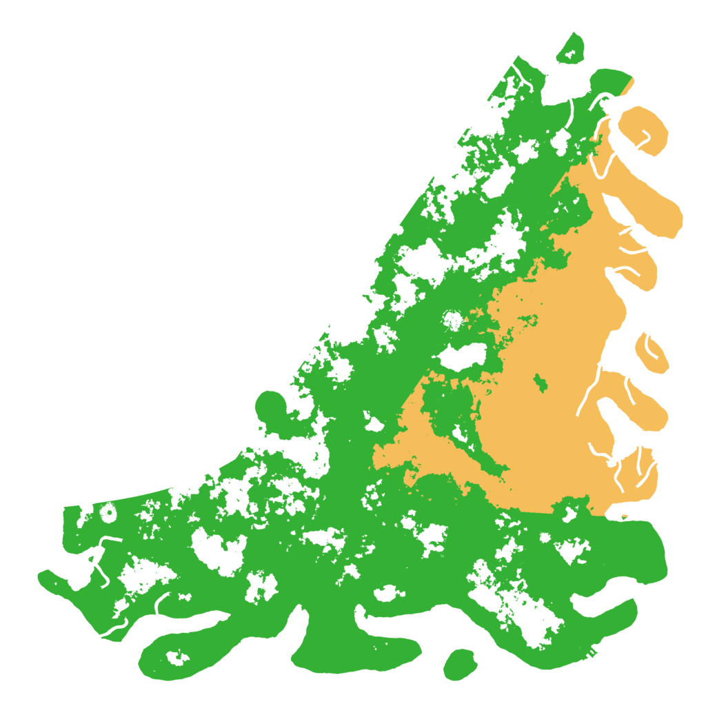 Biome Rust Map: Procedural Map, Size: 6000, Seed: 2549654