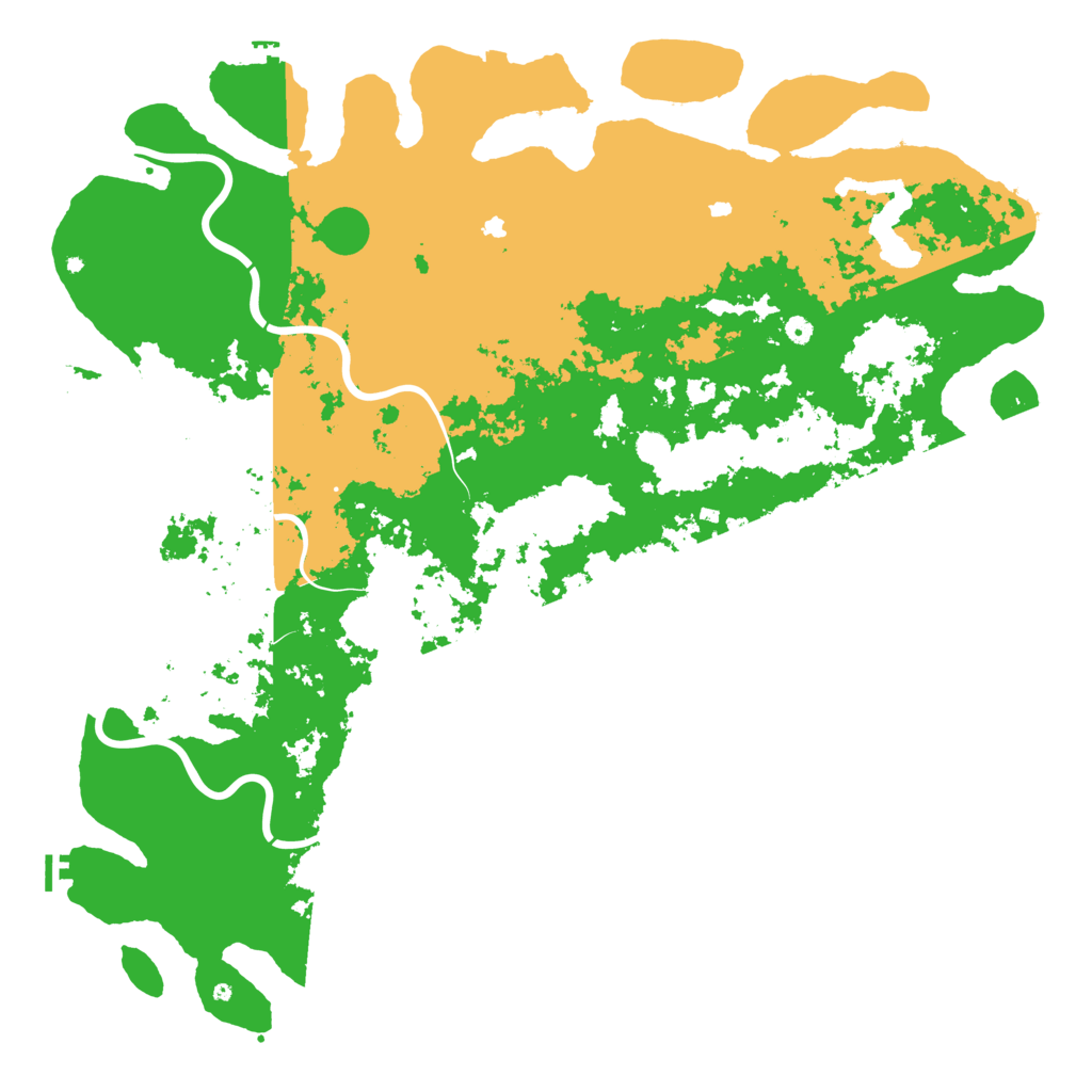 Biome Rust Map: Procedural Map, Size: 6000, Seed: 89438942