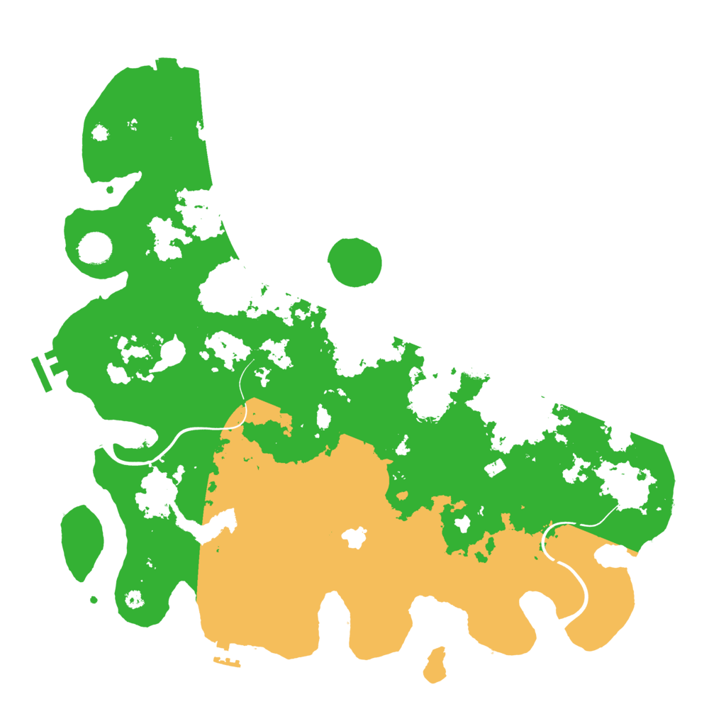 Biome Rust Map: Procedural Map, Size: 4000, Seed: 3450