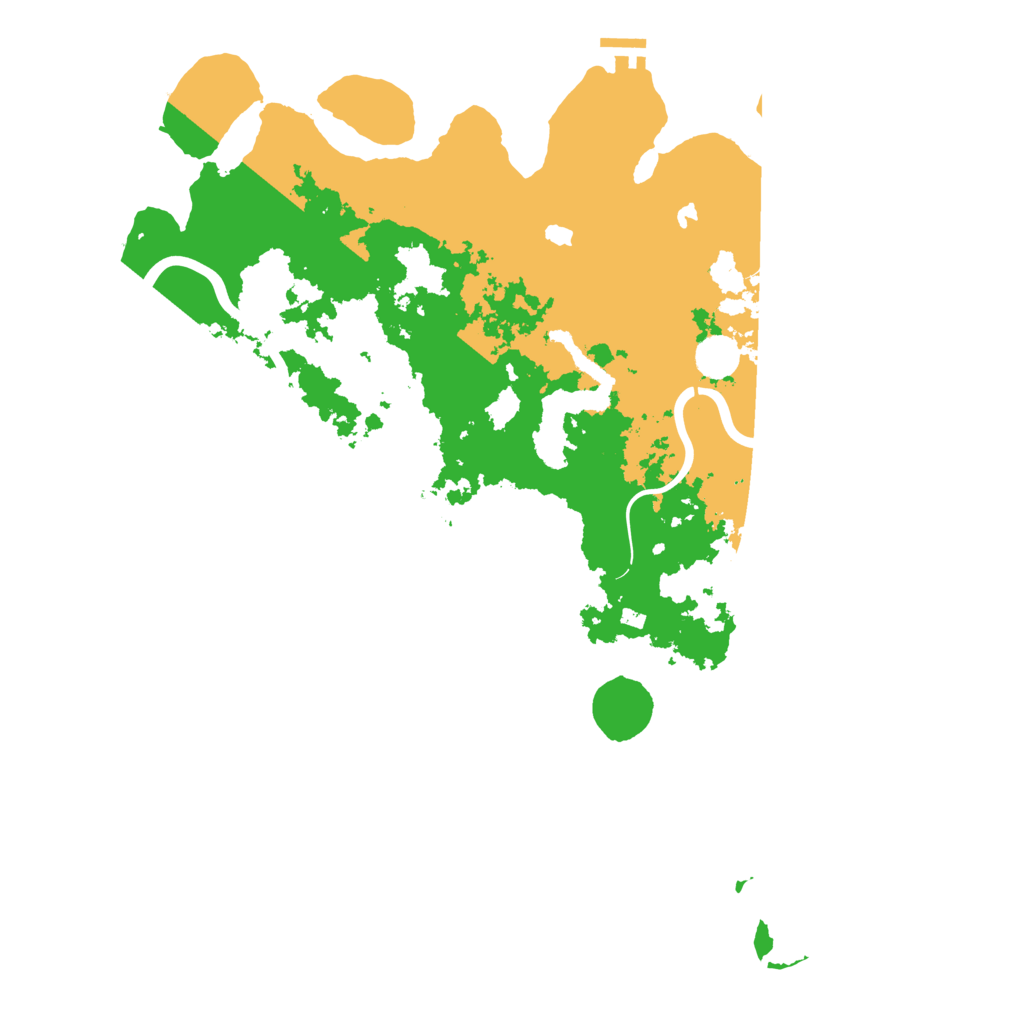 Biome Rust Map: Procedural Map, Size: 4500, Seed: 112233