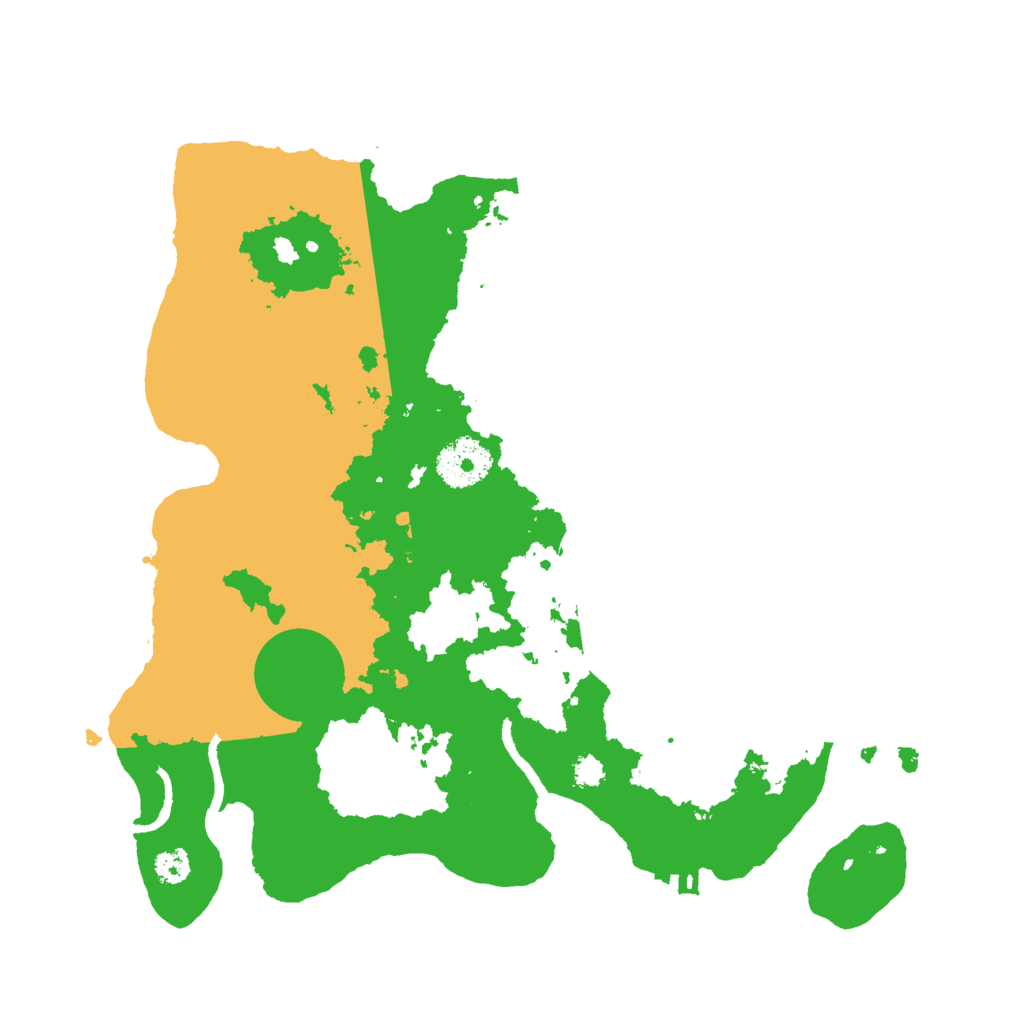 Biome Rust Map: Procedural Map, Size: 3000, Seed: 670345