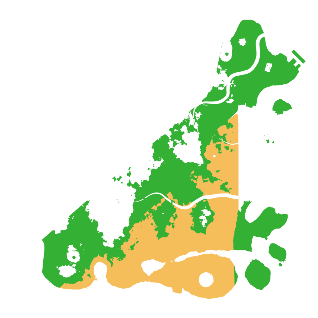 Biome Rust Map: Procedural Map, Size: 3850, Seed: 176495102
