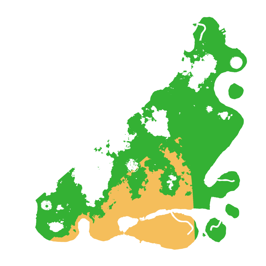 Biome Rust Map: Procedural Map, Size: 3850, Seed: 176495102