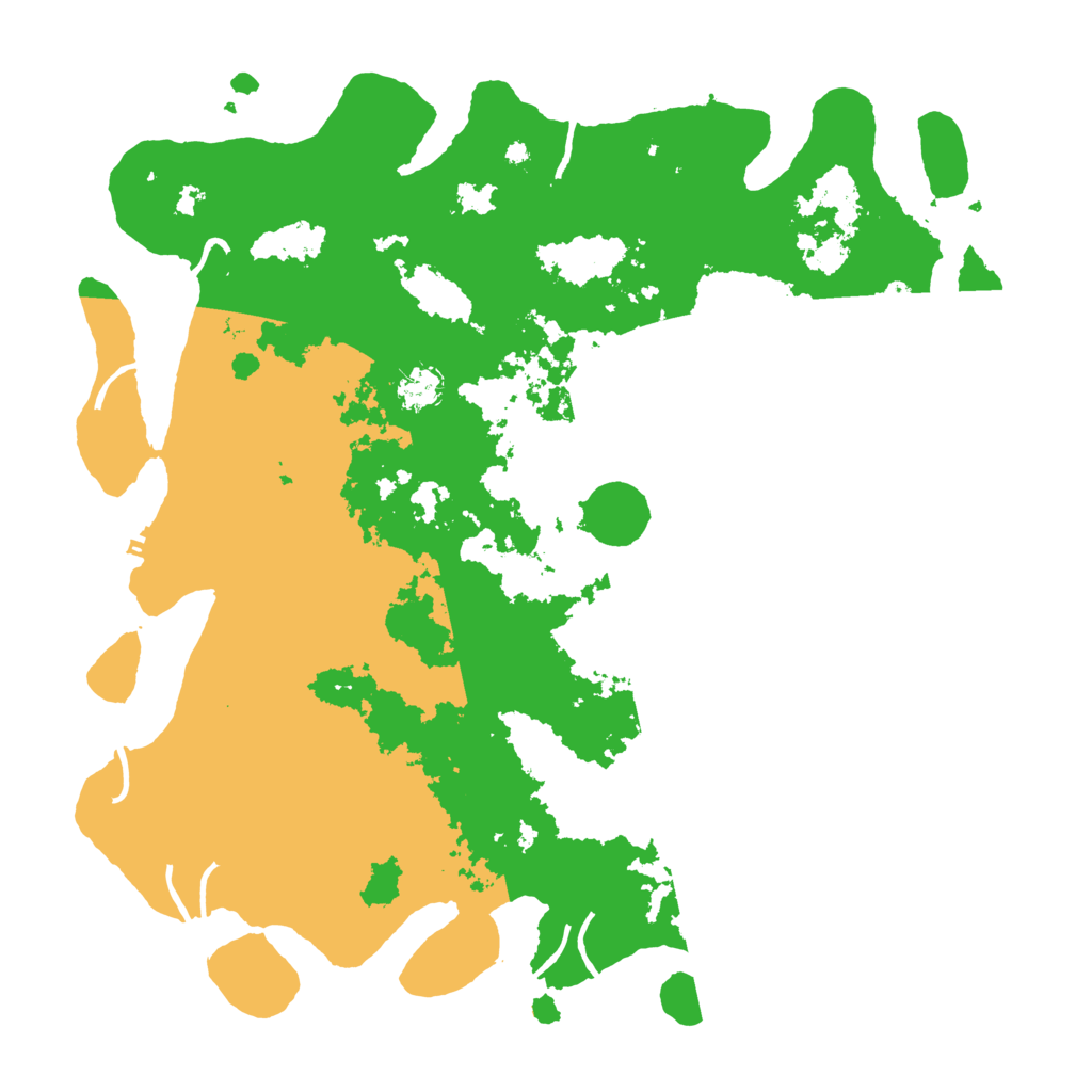 Biome Rust Map: Procedural Map, Size: 4500, Seed: 3138170