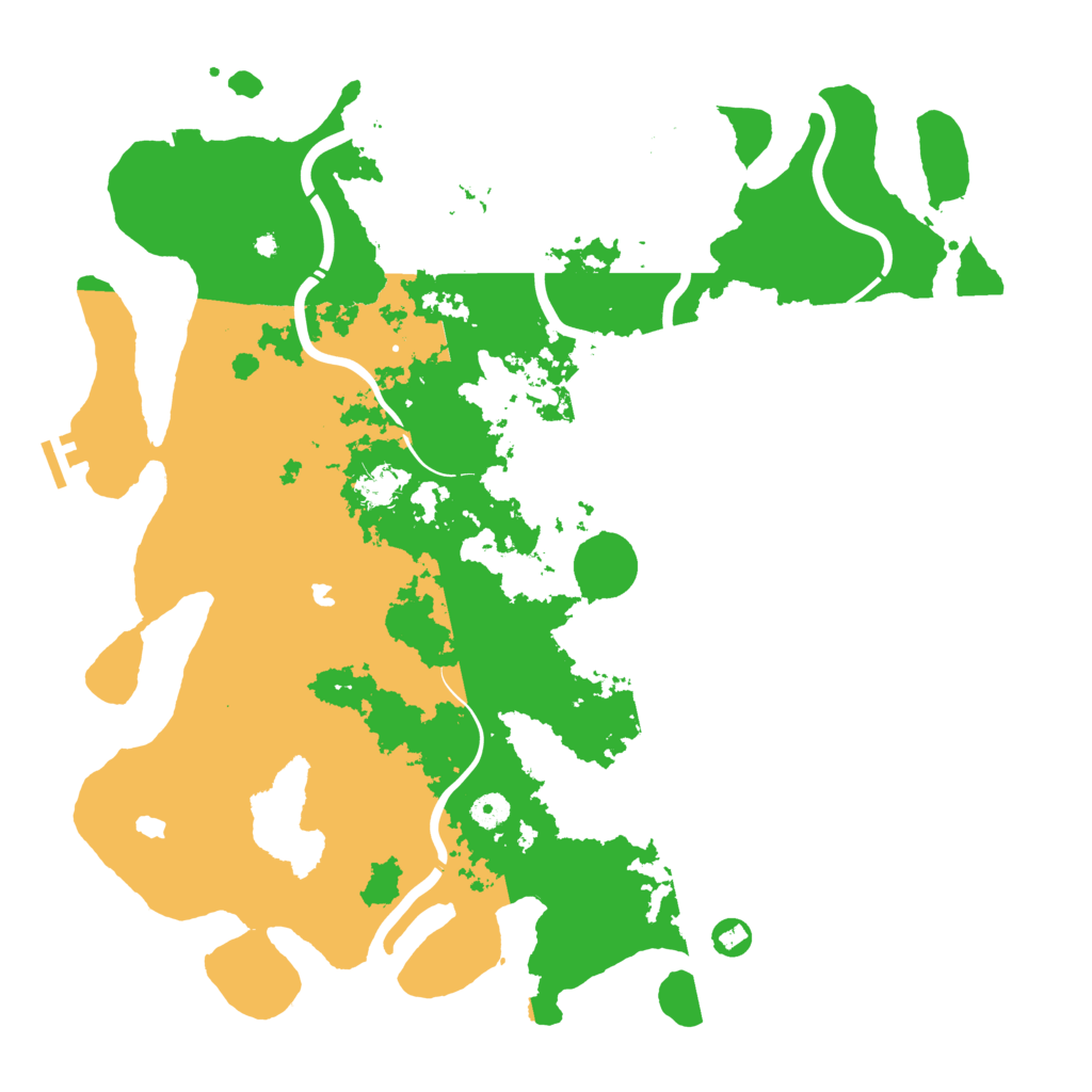 Biome Rust Map: Procedural Map, Size: 4500, Seed: 3138170