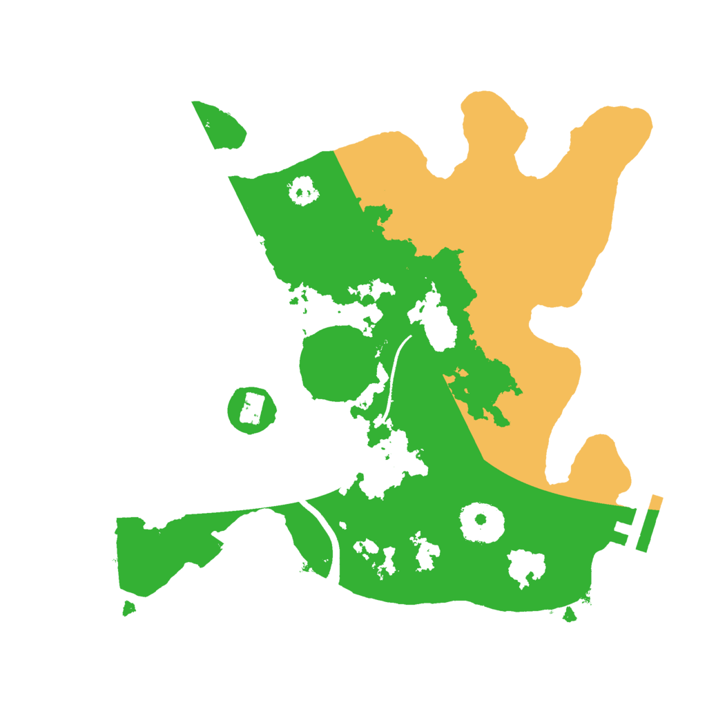 Biome Rust Map: Procedural Map, Size: 2475, Seed: 123456