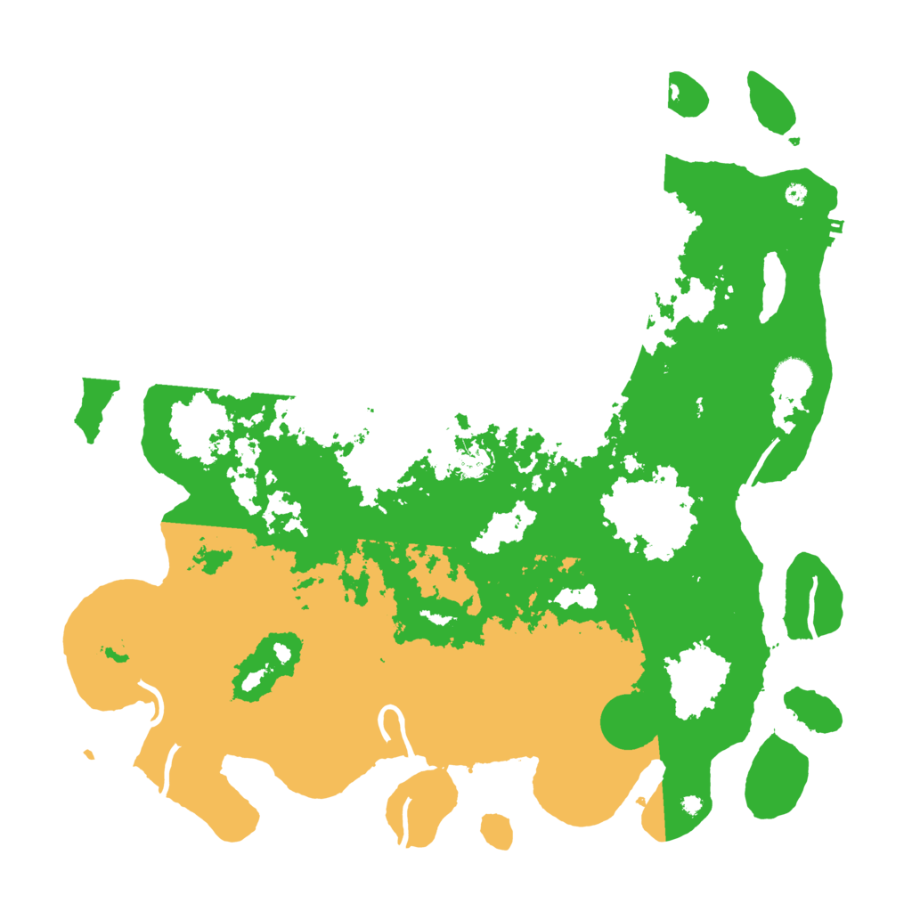 Biome Rust Map: Procedural Map, Size: 4321, Seed: 1234