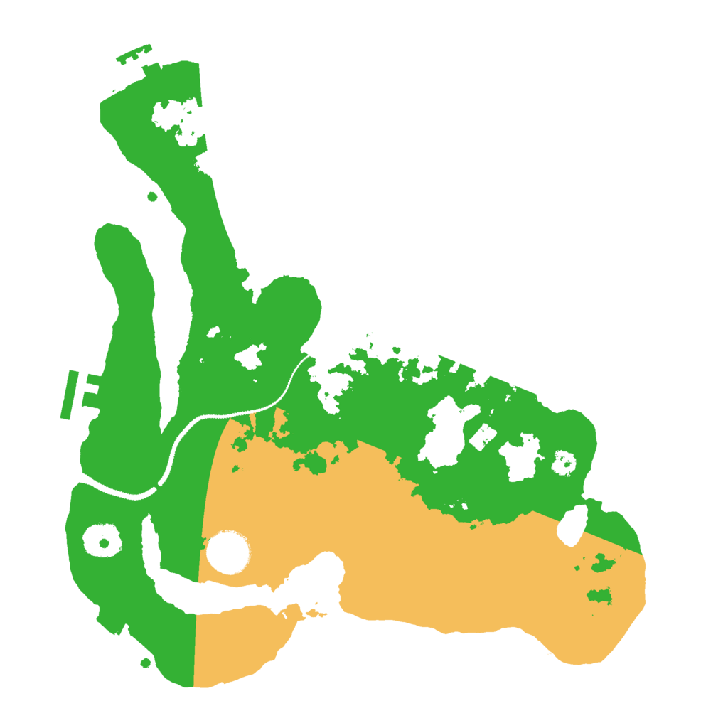 Biome Rust Map: Procedural Map, Size: 3000, Seed: 1582335715