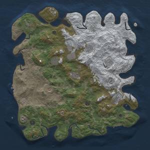 Thumbnail Rust Map: Procedural Map, Size: 4500, Seed: 94037539, 20 Monuments