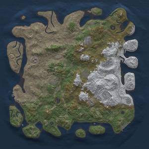 Thumbnail Rust Map: Procedural Map, Size: 4250, Seed: 98, 18 Monuments