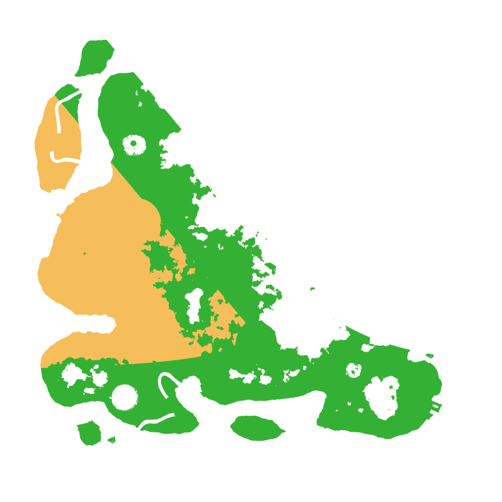 Biome Rust Map: Procedural Map, Size: 3420, Seed: 1234567890