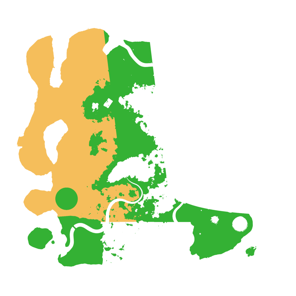 Biome Rust Map: Procedural Map, Size: 3500, Seed: 1941880316