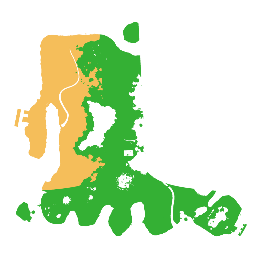 Biome Rust Map: Procedural Map, Size: 3000, Seed: 880287547